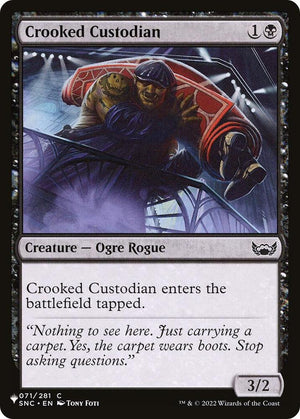 Crooked Custodian (71) [The List]