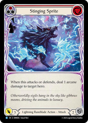 Stinging Sprite (Red) (OMN056) [Omens of the Third Age]