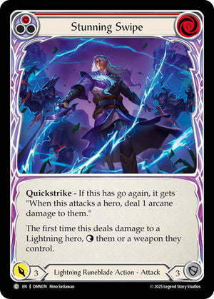 Stunning Swipe (Red) (OMN074) [Omens of the Third Age]