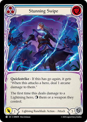 Stunning Swipe (Blue) (OMN076) [Omens of the Third Age]