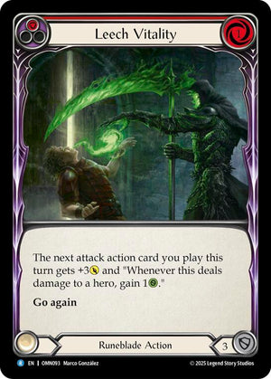 Leech Vitality (Red) (OMN093) [Omens of the Third Age]