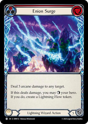 Enion Surge (Red) (OMN112) [Omens of the Third Age]