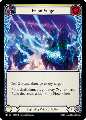 Enion Surge (Yellow) (OMN113) [Omens of the Third Age]