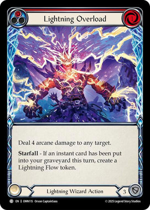 Lightning Overload (Red) (OMN115) [Omens of the Third Age]