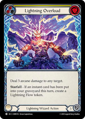 Lightning Overload (Yellow) (OMN116) [Omens of the Third Age]