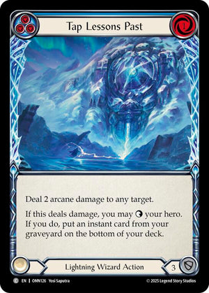 Tap Lessons Past (Blue) (OMN126) [Omens of the Third Age]