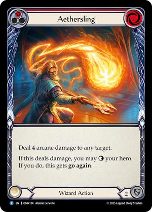 Aethersling (Red) (OMN134) [Omens of the Third Age]