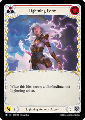 Lightning Form (Red) (OMN150) [Omens of the Third Age]