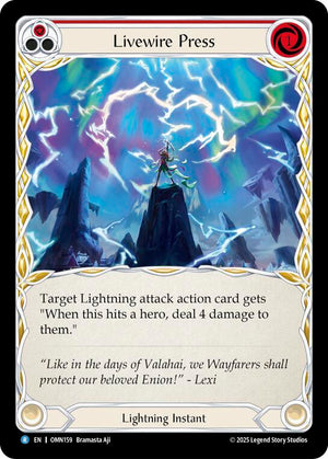 Livewire Press (Red) (OMN159) [Omens of the Third Age]