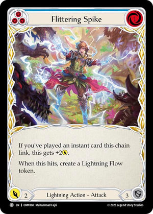 Flittering Spike (Blue) (OMN168) [Omens of the Third Age]