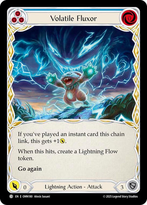 Volatile Fluxor (Blue) (OMN180) [Omens of the Third Age]