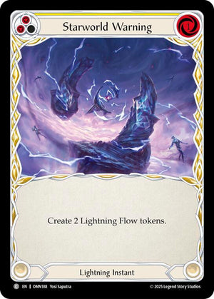 Starworld Warning (Yellow) (OMN188) [Omens of the Third Age]