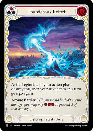 Thunderous Retort (Red) (OMN196) [Omens of the Third Age]