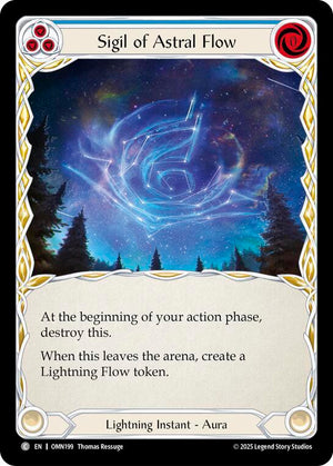 Sigil Of Astral Flow (Blue) (OMN199) [Omens of the Third Age]