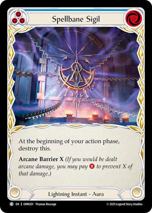 Spellbane Sigil (Blue) (OMN201) [Omens of the Third Age]