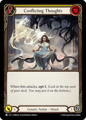 Conflicting Thoughts (Yellow) (OMN220) [Omens of the Third Age]