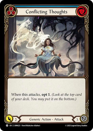 Conflicting Thoughts (Blue) (OMN221) [Omens of the Third Age]