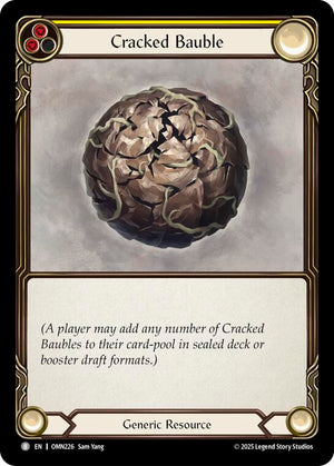 Cracked Bauble (Yellow) (OMN226) [Omens of the Third Age]