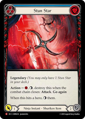 Stun Star (Blue) (OMN234) [Omens of the Third Age]