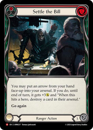 Settle The Bill (Red) (OMN237) [Omens of the Third Age]