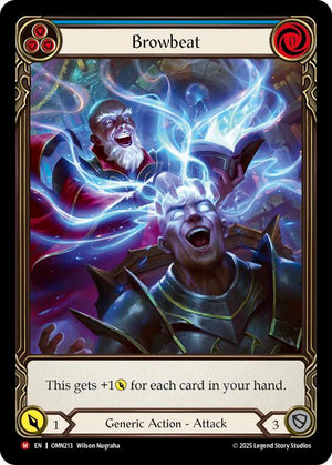 Browbeat (Blue) (Extended Art) (OMN213) [Omens of the Third Age]