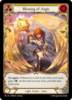 Blessing Of Aegis (Yellow) (Extended Art) (OMN244) [Omens of the Third Age]