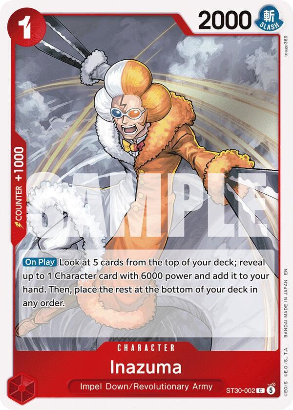 Inazuma (ST30-002) [Starter Deck EX: Luffy & Ace]