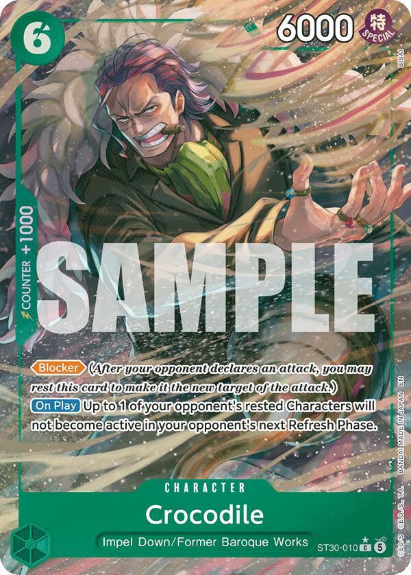 Crocodile (Full Art) (ST30-010) [Starter Deck EX: Luffy & Ace]