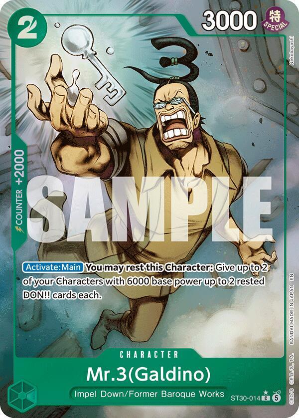 Mr.3(Galdino) (Full Art) (ST30-014) [Starter Deck EX: Luffy & Ace]