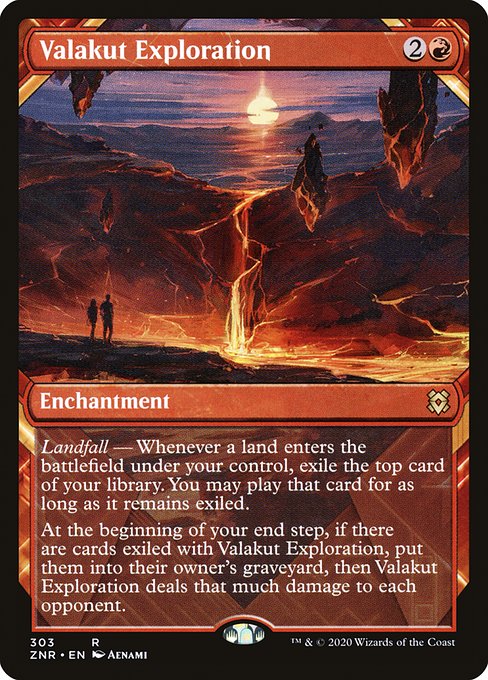 Valakut Exploration (303) [Zendikar Rising] [Showcase]