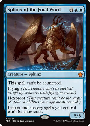 Sphinx of the Final Word (0747) [Foundations]