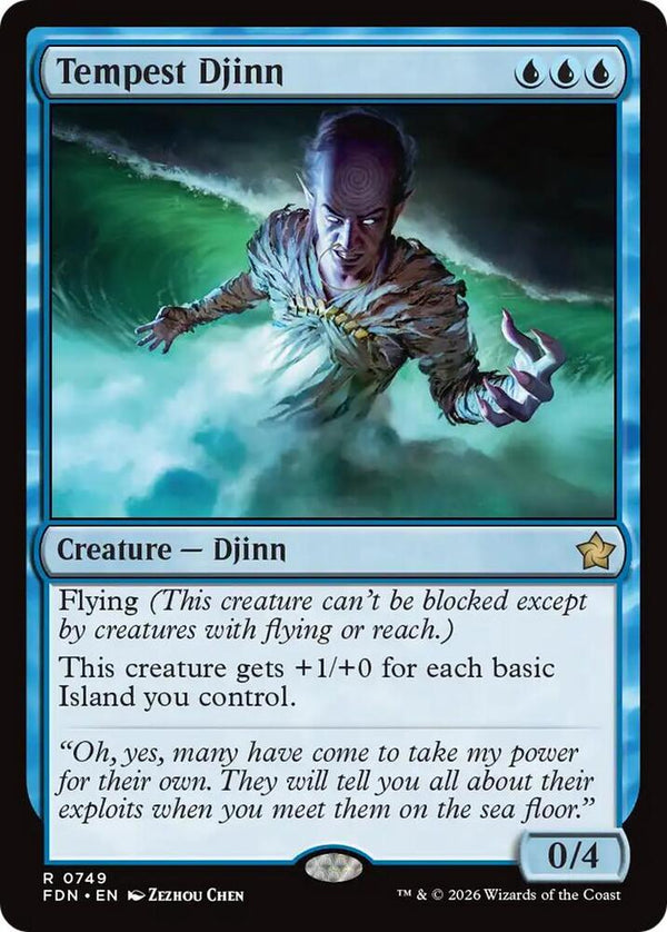 Tempest Djinn (0749) [Foundations]