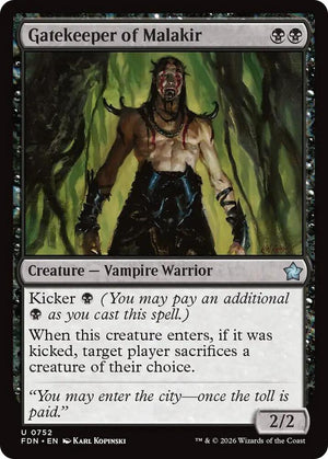 Gatekeeper of Malakir (0752) [Foundations]