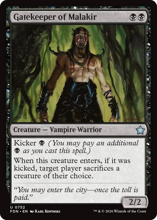 Gatekeeper of Malakir (0752) [Foundations]