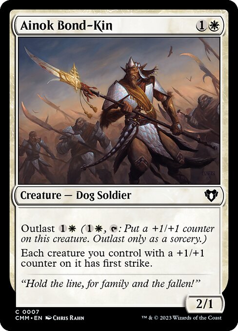 Ainok Bond-Kin (7) [Commander Masters]