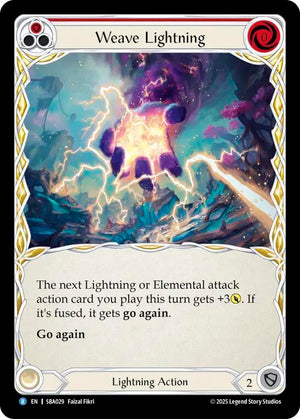 Weave Lightning (Red) (SBA029) [Silver Age Chapter 3]