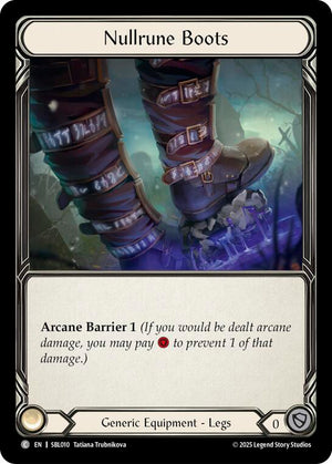 Nullrune Boots (SBL010) [Silver Age Chapter 3]