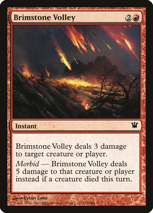 Brimstone Volley (132) [Innistrad]
