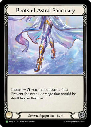 Boots Of Astral Sanctuary (LGS455) [Flesh and Blood Promo Cards]