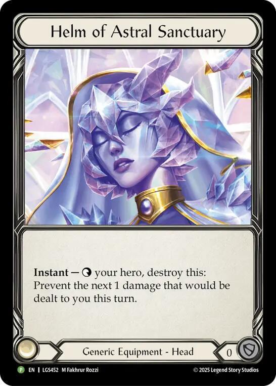 Helm Of Astral Sanctuary (LGS452) [Flesh and Blood Promo Cards]