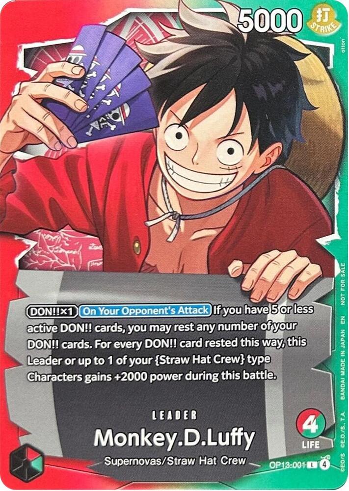 Monkey.D.Luffy - OP13-001 (Ichiban Kuji Exclusive) [One Piece Promotion Cards]