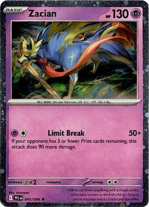 Zacian - 045/094 (Cosmos Holo) [Blister Exclusives]