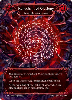 Runechant of Gluttony (Yellow)(Marvel) (IAR153-MV) [Omens of the Third Age]