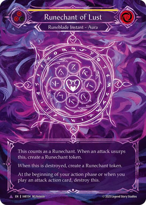 Runechant of Lust (Yellow)(Marvel) (IAR154-MV) [Omens of the Third Age]