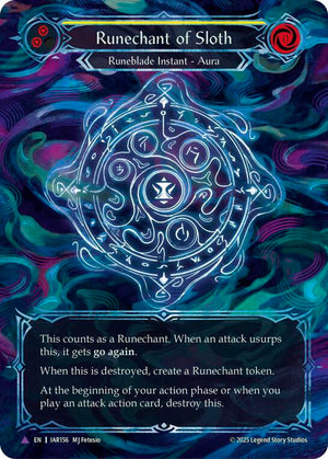 Runechant of Sloth (Yellow)(Marvel) (IAR156-MV) [Omens of the Third Age]