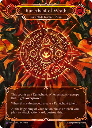 Runechant of Wrath (Yellow)(Marvel) (IAR157-MV) [Omens of the Third Age]