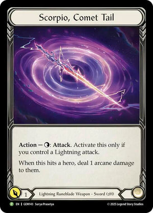 Scorpio, Comet Tail (GEM143) [Gem Pack 5]