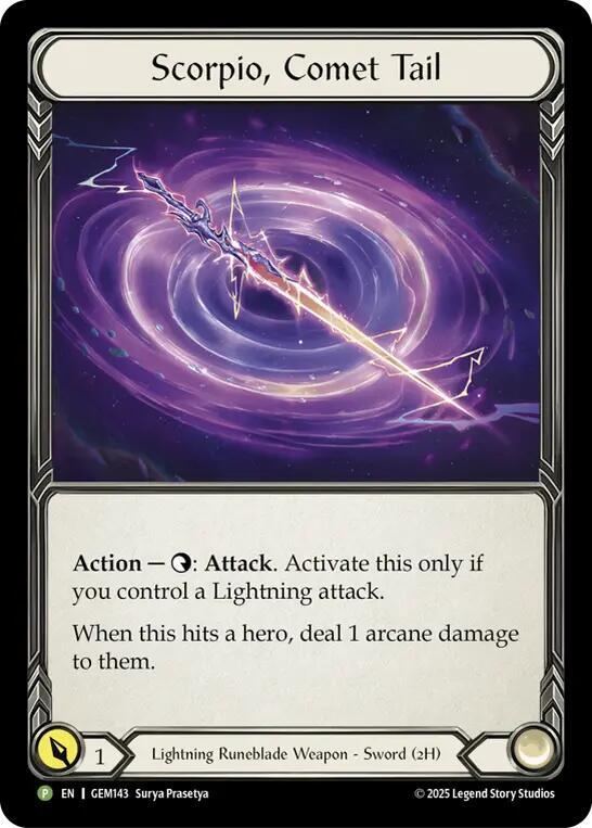Scorpio, Comet Tail (GEM143) [Gem Pack 5]