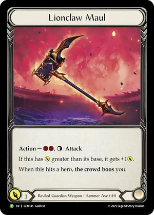 Lionclaw Maul (GEM145) [Gem Pack 5]