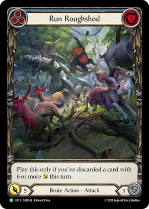 Run Roughshod (Blue) (GEM162) [Gem Pack 5]